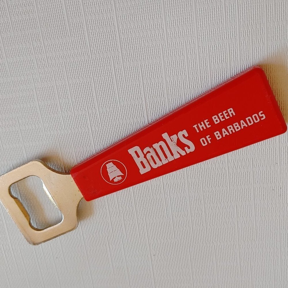 Banks Caribbean Lager Bottle Opener - banks the beer of Barbados